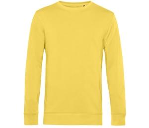 B&C BCU31B - Organisk sweatshirt med rund hals Yellow Fizz