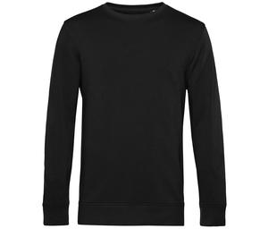 B&C BCU31B - Organisk sweatshirt med rund hals Black Pure
