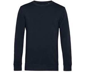 B&C BCU31B - Organisk sweatshirt med rund hals Navy Blue