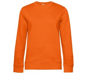 B&C BCW01Q - Sweatshirt med lige ærmer 280 Queen Pure Orange