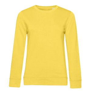 B&C BCW32B - Økologisk sweatshirt til kvinder med rund hals Yellow Fizz