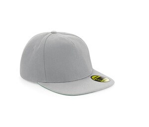 Beechfield BF660 - Flat Visir Snapback hætte Grey/Grey