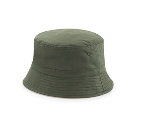 Beechfield BF686 - Bucket Hat til kvinder Olive Green / Stone