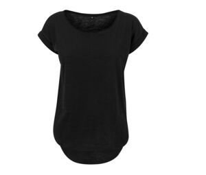 Build Your Brand BY036 - Langærmet T-shirt til kvinder Black