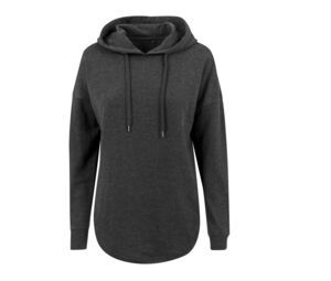 Build Your Brand BY037 - Oversized kvinders sweatshirt Charcoal