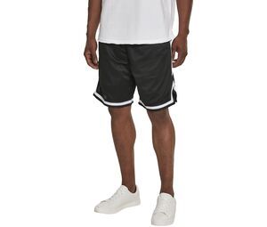 Build Your Brand BY047 - To-tonet mesh-shorts Black/ Black/ White