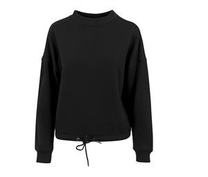 Build Your Brand BY058 - Oversized sweatshirt med rund hals Black