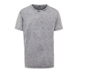 Build Your Brand BY070 - Falmet T-shirt til mænd Grey / Black