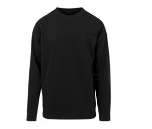 Build Your Brand BY075 - Sweatshirt med rund hals til mænd Black