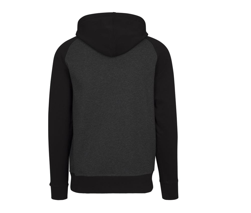 Build Your Brand BY077 - Sweatshirt med hætte med Raglanærmer
