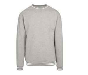 Build Your Brand BY104 - Sweatshirt med kontraststribe
