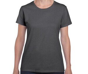 Gildan GN182 - T-shirt med rund hals til kvinder Dark Heather