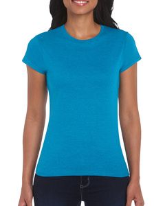 Gildan GN641 - Softstyle t-shirt med korte ærmer til kvinder Antique Sapphire