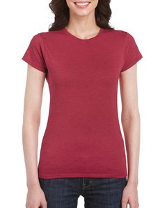Gildan GN641 - Softstyle t-shirt med korte ærmer til kvinder Antique Cherry Red
