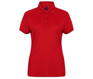 Henbury HY461 - Kvinders stretch -poloshirt i polyester Red