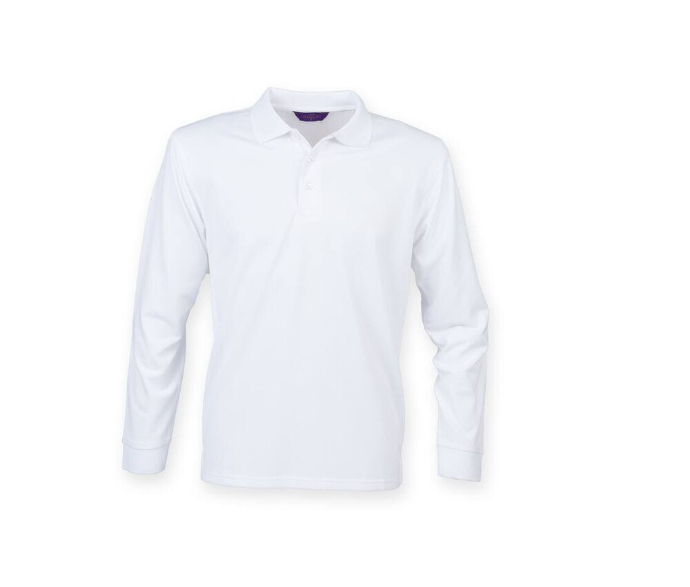 Henbury HY478 - Langærmet poloshirt