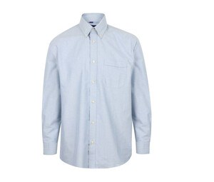 Henbury HY510 - Oxford shirt til mænd Pool Blue