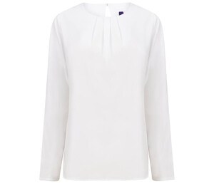 Henbury HY598 - Langærmet bluse til kvinder White