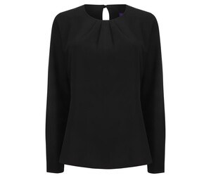 Henbury HY598 - Langærmet bluse til kvinder Black