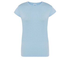 JHK JK150 - T-shirt med rund hals til kvinder 155 Sky Blue