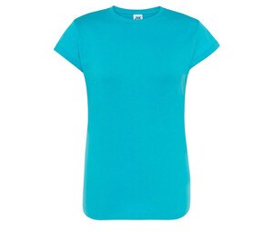 JHK JK150 - T-shirt med rund hals til kvinder 155 Turquoise