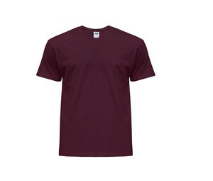 JHK JK155 - T-shirt med rund hals til mænd 155 Burgundy