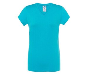 JHK JK158 - T-shirt med V-udskæring til kvinder 145 Turquoise