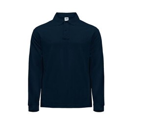 JHK JK215 - Langærmet poloshirt til mænd Navy