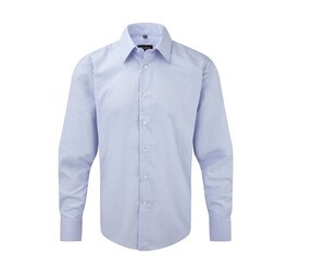 Russell Collection JZ922 - Oxford -skjorte til mænd med italiensk krave