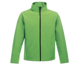 Regatta RGA628 - Softshell jakke til mænd Extreme Green / Black