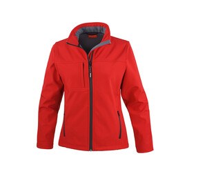 Result RS121F - Klassisk 3-lags softshell jakke til kvinder Red