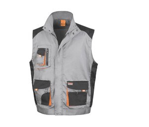 Result RS317 - Lite Work Bodywarmer Grey/Black/Orange