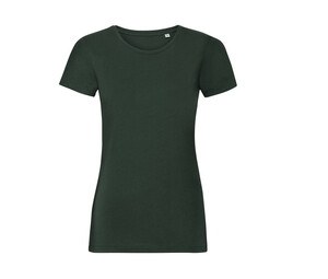 Russell RU108F - Økologisk T-shirt til kvinder Bottle Green