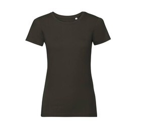 Russell RU108F - Økologisk T-shirt til kvinder Dark Olive
