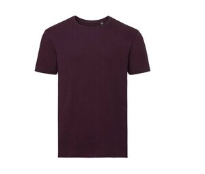 Russell RU108M - Økologisk T-shirt til mænd Burgundy