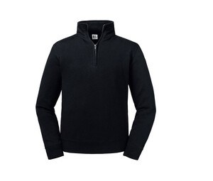 Russell RU270M - Autentisk sweatshirt med lynlås Black