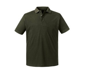 Russell RU508M - Økologisk poloshirt til mænd Dark Olive