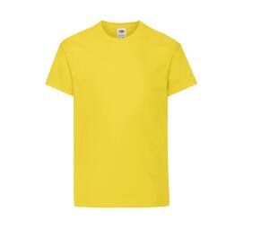 Fruit of the Loom SC1019 - Langærmet t-shirt til børn Yellow