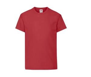 Fruit of the Loom SC1019 - Langærmet t-shirt til børn Red