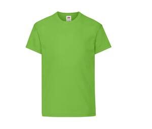 Fruit of the Loom SC1019 - Langærmet t-shirt til børn Lime