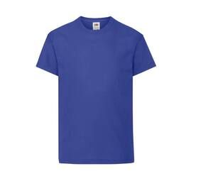 Fruit of the Loom SC1019 - Langærmet t-shirt til børn Royal Blue