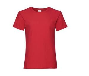 Fruit of the Loom SC229 - Valueweight piges t-shirt Red