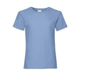 Fruit of the Loom SC229 - Valueweight piges t-shirt Sky Blue