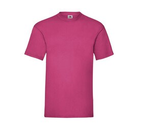 Fruit of the Loom SC230 - Kortærmet t-shirt til mænd Fuchsia