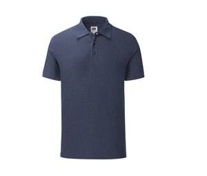 Fruit of the Loom SC3044 - Ikonisk poloshirt Heather Navy