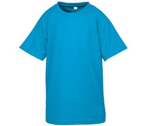 Spiro SP287J - Aircool T-shirt, åndbar til børn Ocean Blue