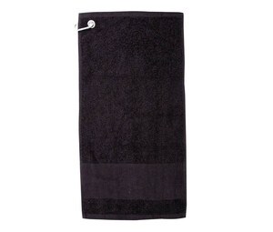 Towel city TC033 - Golfhåndklæde med læg Black