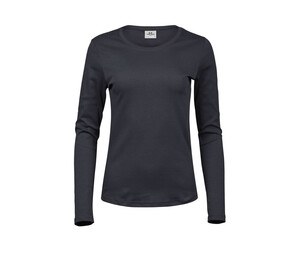 Tee Jays TJ590 - Langærmet T-shirt til kvinder Dark Grey