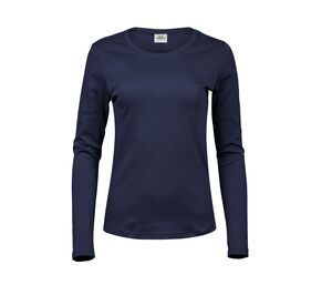 Tee Jays TJ590 - Langærmet T-shirt til kvinder Navy