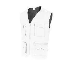 VELILLA V15901 - Multi-lomme vest White